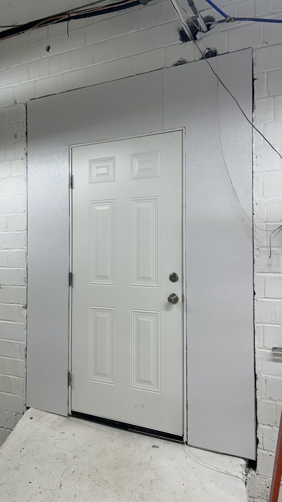 FRP walls in a commercial basement